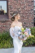 Bride Wearing Twyla By Rebecca Ingram