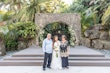 Bride wearing Hattie by Rebecca Ingram with her parents