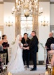 Bride Wearing Beaded Lace Wedding Dress Called Franklynn By Maggie Sottero With Groom At The Ceremony