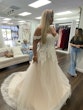 Bride Wearing Off The Shoulder Aline Vanessa By Rebecca Ingram 