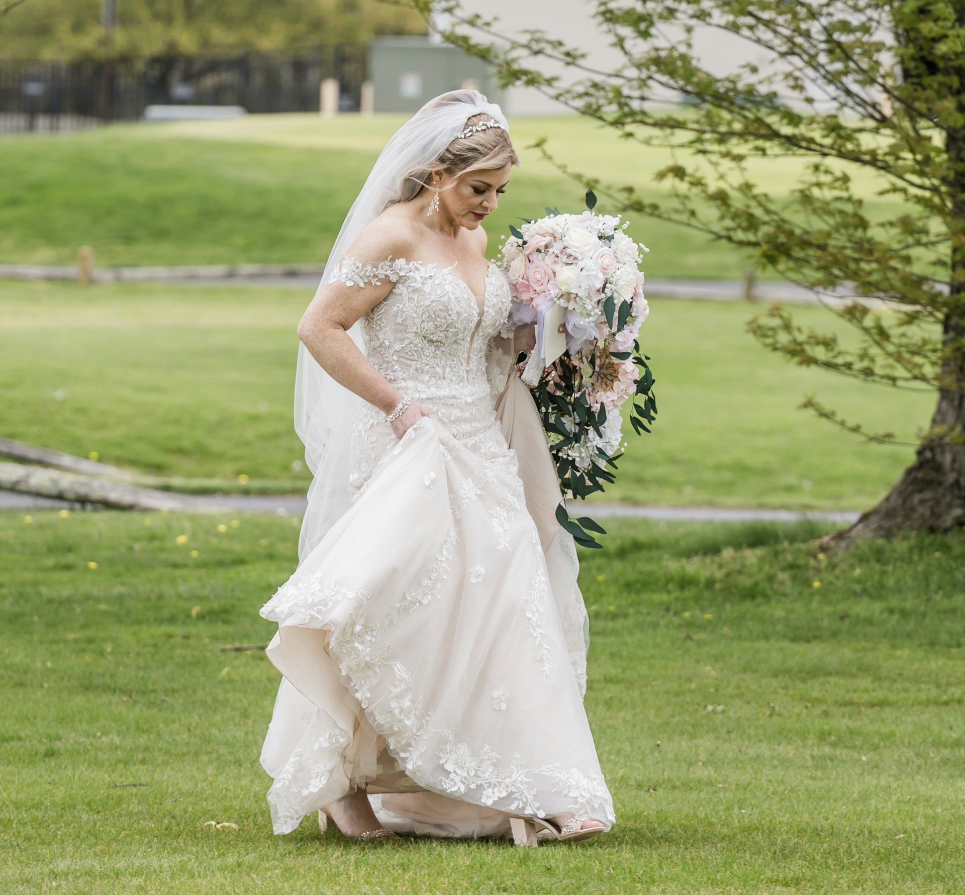 Bride wearing Lennon by Maggie Sottero