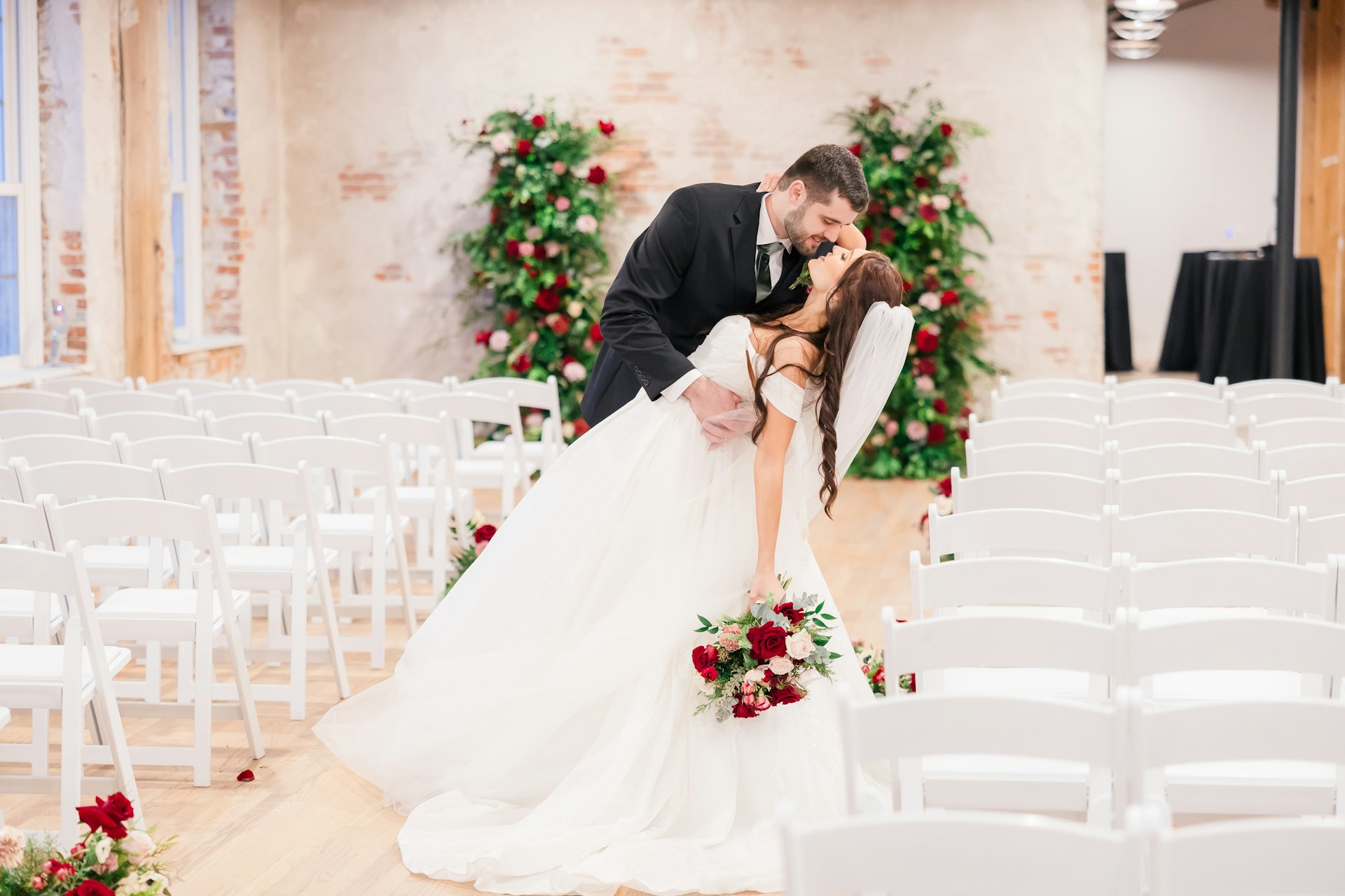 Bride Wearing Anniston By Maggie Sottero