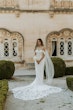 Bride wearing Cecilia by Rebecca Ingram