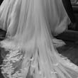 Bride Wearing Modest Cap Sleeve Ball Gown Pearson By Maggie Sottero