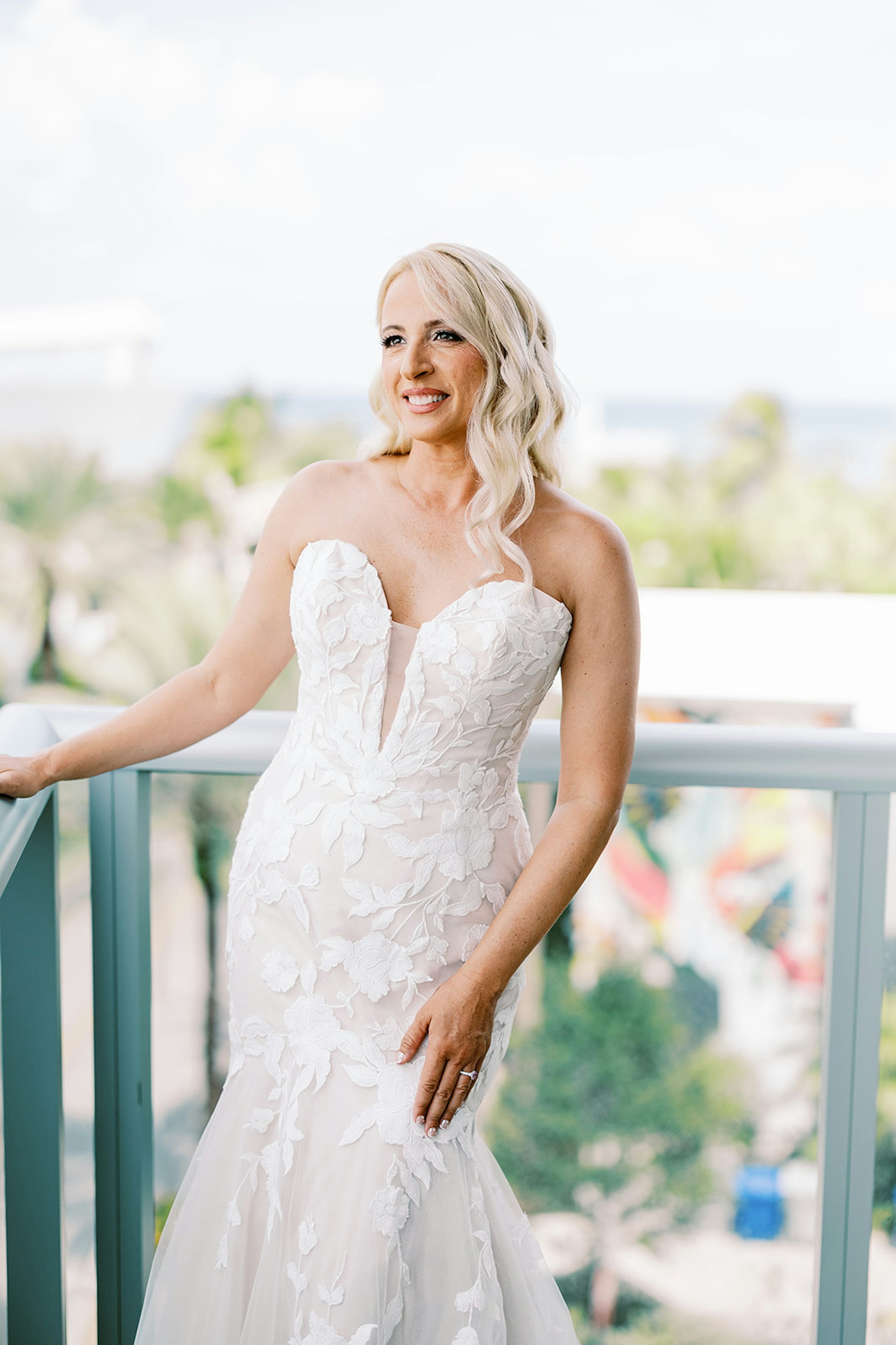 Bride Wearing Hattie By Rebecca Ingram