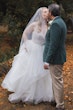 Photo of Bride In Ruffled Wedding Dress Called Timbrey By Maggie Sottero