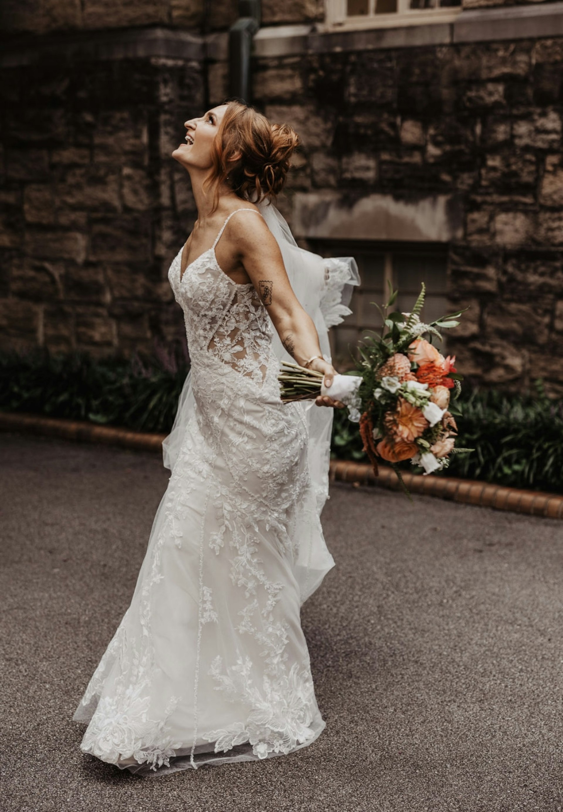 Bride wearing Sydney by Maggie Sottero