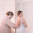 Bride In Fit-and-flare Tulle Aviano Maggie Sottero With Bridesmaid