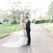Bride In Backless Crepe Baxley Maggie Sottero With Groom