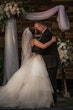 Bride In Sparkle Tulle Ballgown Yasmin Maggie Sottero With Groom