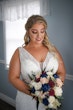 Beautiful Bride Portrait. Bride Wearing Glamorous Art Deco Dress Called Elaine By Maggie Sottero 