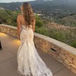 Bride Wearing Lace Fit-n-flare Wedding Dress Called Nyjah By Sottero And Midgley