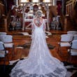 Real Bride In White Wedding Dress Named Johanna By Maggie Sottero