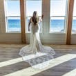 Bride wearing Johanna Lane wedding dress by Maggie Sottero