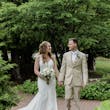 Groom With Bride Wearing Lace Mermaid Wedding Dress Esther By Maggie Sottero