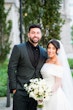 Bride Wearing Modern Ballgown Wedding Dress Called Aspen By Sottero And Midgley With Groom