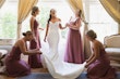 Bride Wearing Josie By Rebecca Ingram