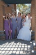 Bride wearing Danielle by Maggie Sottero with her bridesmaids