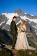 Bride In Boho Sheath Hattie Lane Marie Rebecca Ingram With Groom