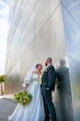 Bride wearing Juniper by Sottero and Midgley and her husband