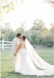 Bride In Crepe Wedding Dress Called Carmen By Rebecca Ingram 