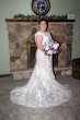 Bride In Modest A-line Courtney Leigh Rebecca Ingram