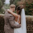 Groom With Bride Wearing Ladonna By Maggie Sottero