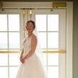 Bride wearing Florence wedding dress by Maggie Sottero