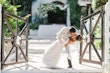 Bride Wearing Aline Wedding Dress Called Nerida By Sottero And Midgley With Groom Kissing And Dipping Bride