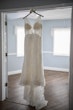 Hanging Art Deco Beaded Wedding Gown Called Elaine By Maggie Sottero