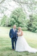 bride in tulle wedding dress called meryl by maggie sottero