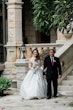 Bride Wearing Princess Ballgown Wedding Dress Called Kimora By Sottero And Midgley Walking With Father