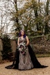 Bride In Art Deco Black Elaine By Maggie Sottero