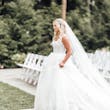 Bride Wearing Lace Ballgown Zachary By Sottero And Midgley
