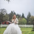 Bride Wearing Ballgown Wedding Dress Called Indiana By Maggie Sottero