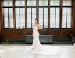 Real Bride Posing In White Wedding Dress Named Bailey By Sottero And Midgley