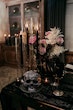 Gothic Wedding Table Setting
