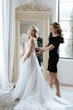 Real Bride Wearing Plunging Lace Illusion Wedding Dress Called Raelynn By Rebecca Ingram