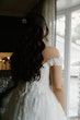 Back Detail Of Bride Wearing Lace Princess Dress Called Harlem By Maggie Sottero