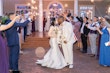 Newlyweds send off with sparklers! 