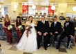 Groom With Bride Wearing Boho-Chic Ball Gown Meryl By Maggie Sottero