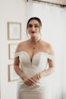 Bride In Beaded Satin Fabienne Sottero And Midgley