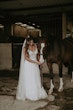 Bride Wearing Ladonna By Maggie Sottero