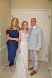 Bride Wearing Sheath Crepe Wedding Dress Cambridge By Sottero And Midgley