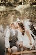 Bride In Beaded Mermaid Geddes Maggie Sottero With Groom