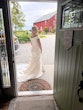 Bride wearing Josie by Rebecca Ingram