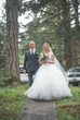 Bride Wearing Ballgown Wedding Dress Called Indiana By Maggie Sottero Walking Down The Aisle With Her Father