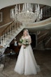 Bride In Beaded A-line Marvine Sottero And Midgley