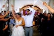 Bride In Floral A-line Laramie Sottero Midgley With Guests