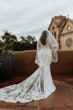 Bride Wearing Elegant Sleeved Wedding Dress Cambridge Dawn By Sottero And Midgley